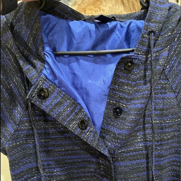 Vintage Marc Jacobs XS Short Sleeve Hoodie Jacket Tunic Purple Coat - Picture 4 of 6